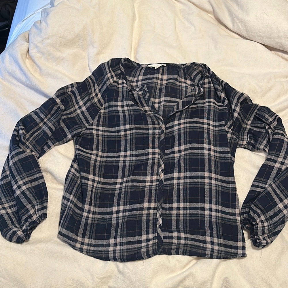 Lovestitch plaid blouse